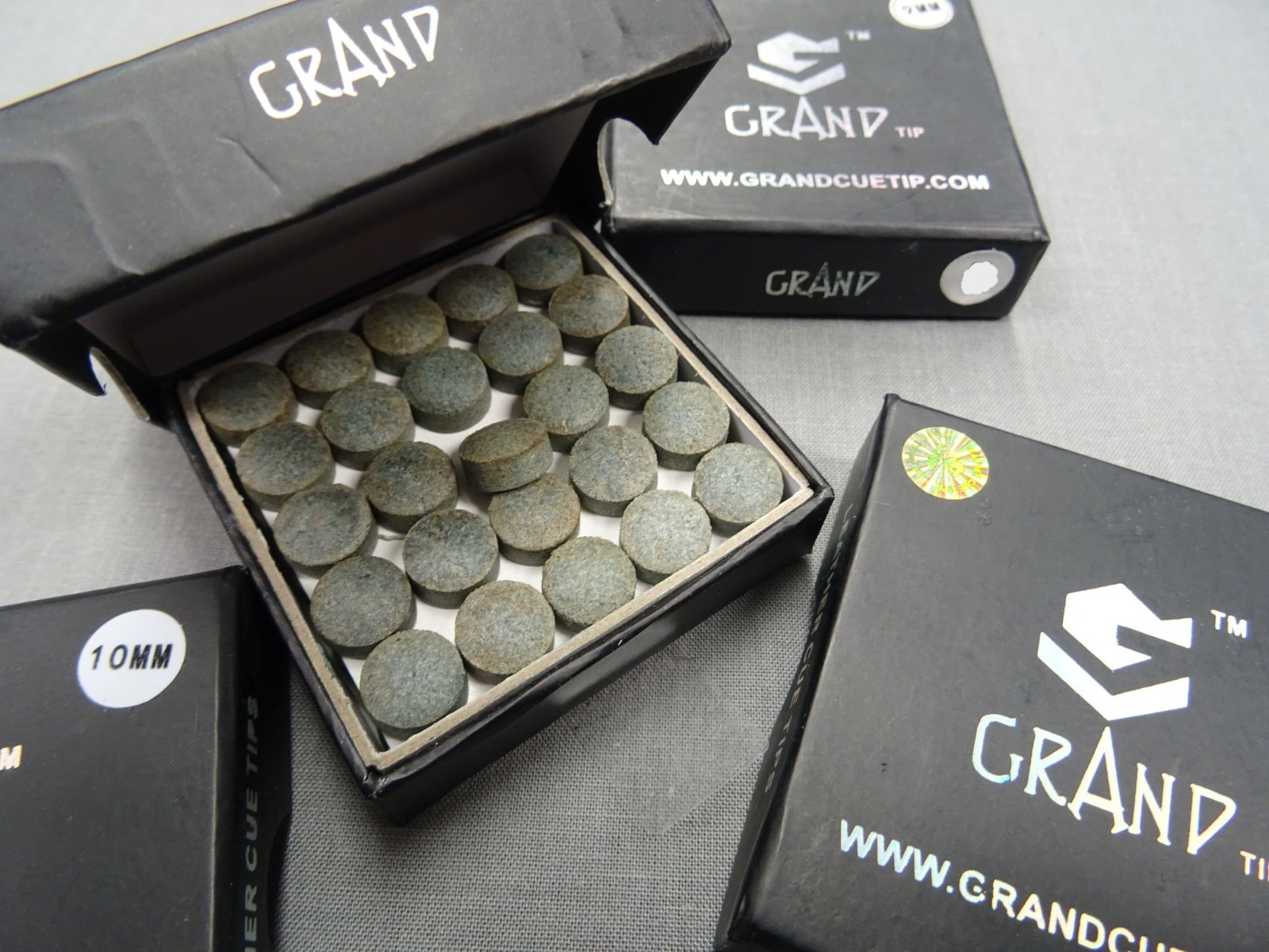 Grand Cue Tips - Medium - 10mm - x5
