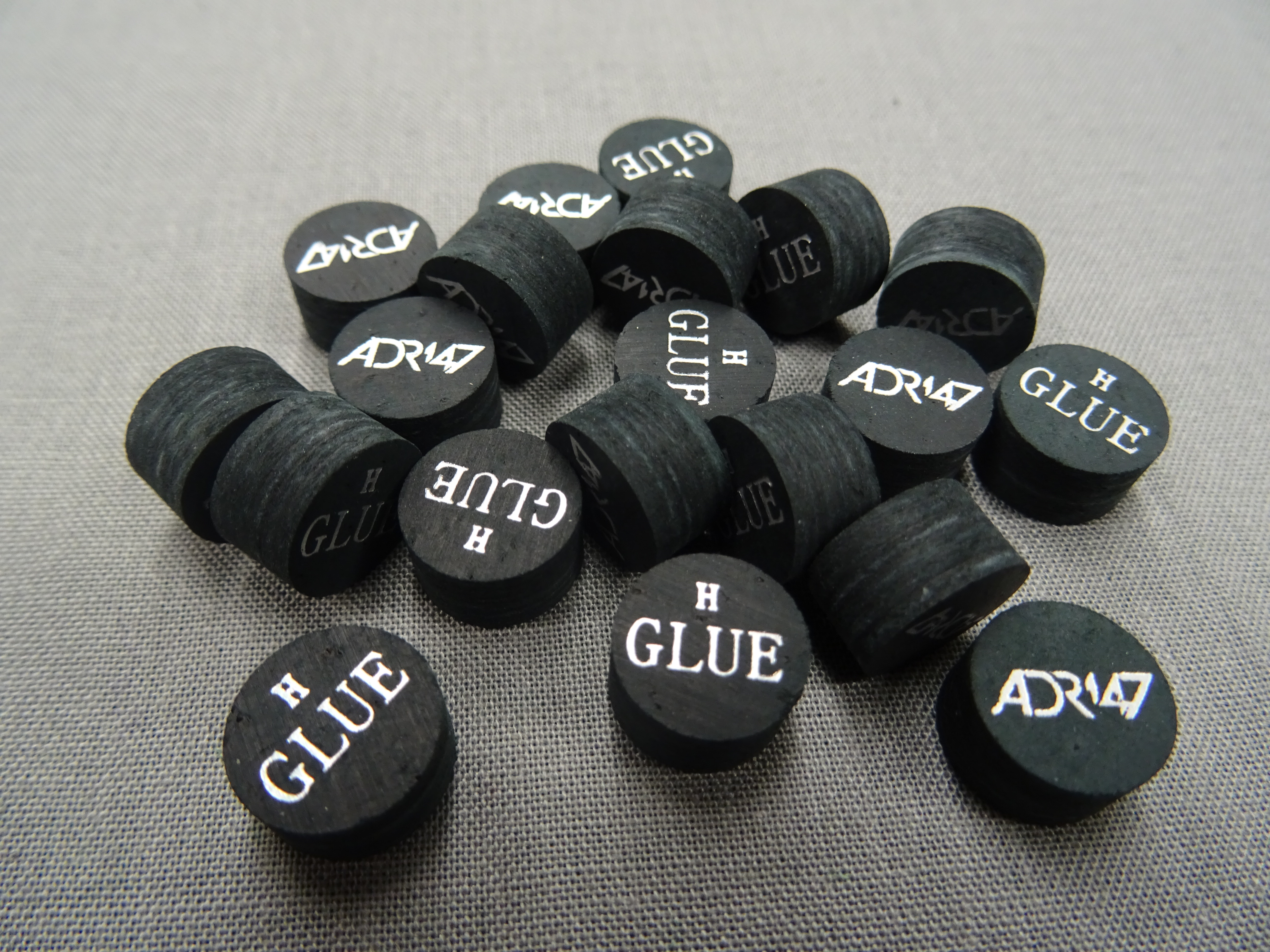 ADR147 Professional Black Cue Tip - Hard - 11mm
