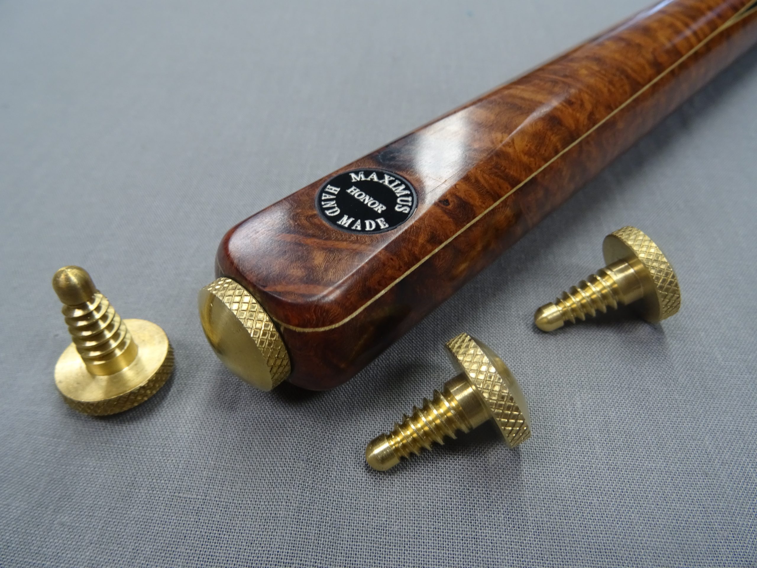 Maximus Cue Butt Protector - Brass
