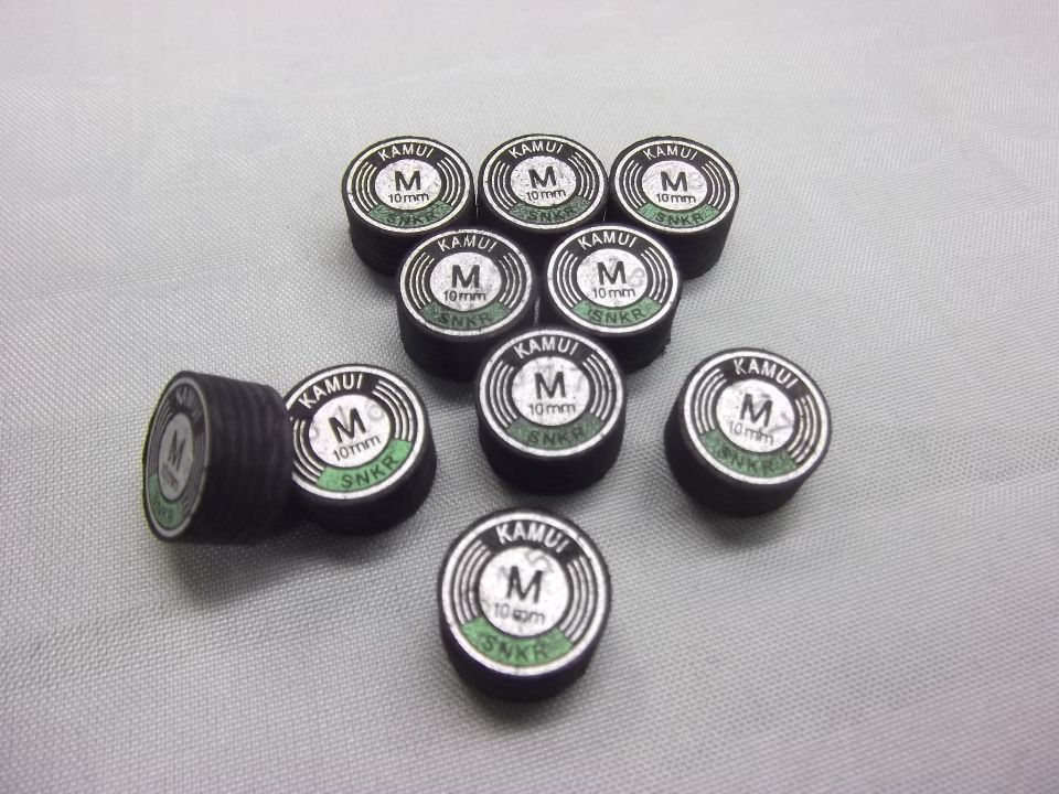 Kamui Black Laminated Cue Tip - Med - 10mm