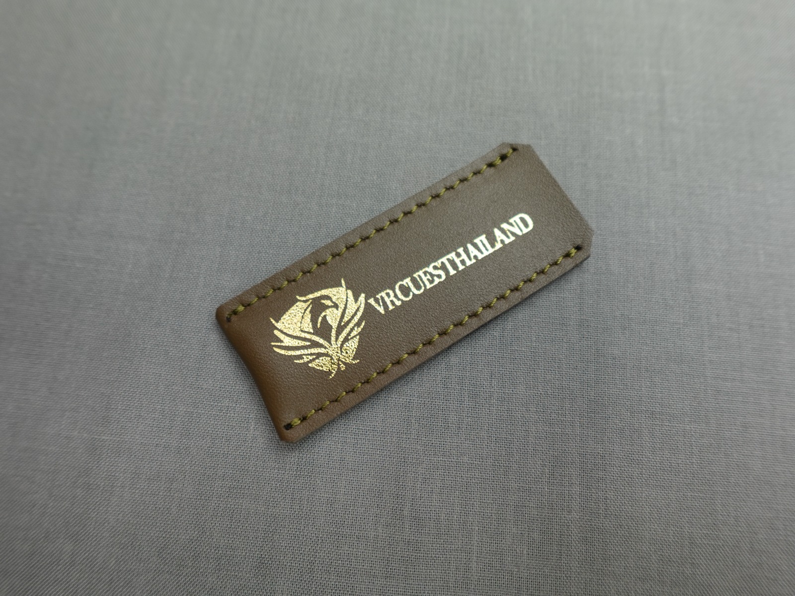 VR Leather Tip Protector Brown *NEW LOGO*