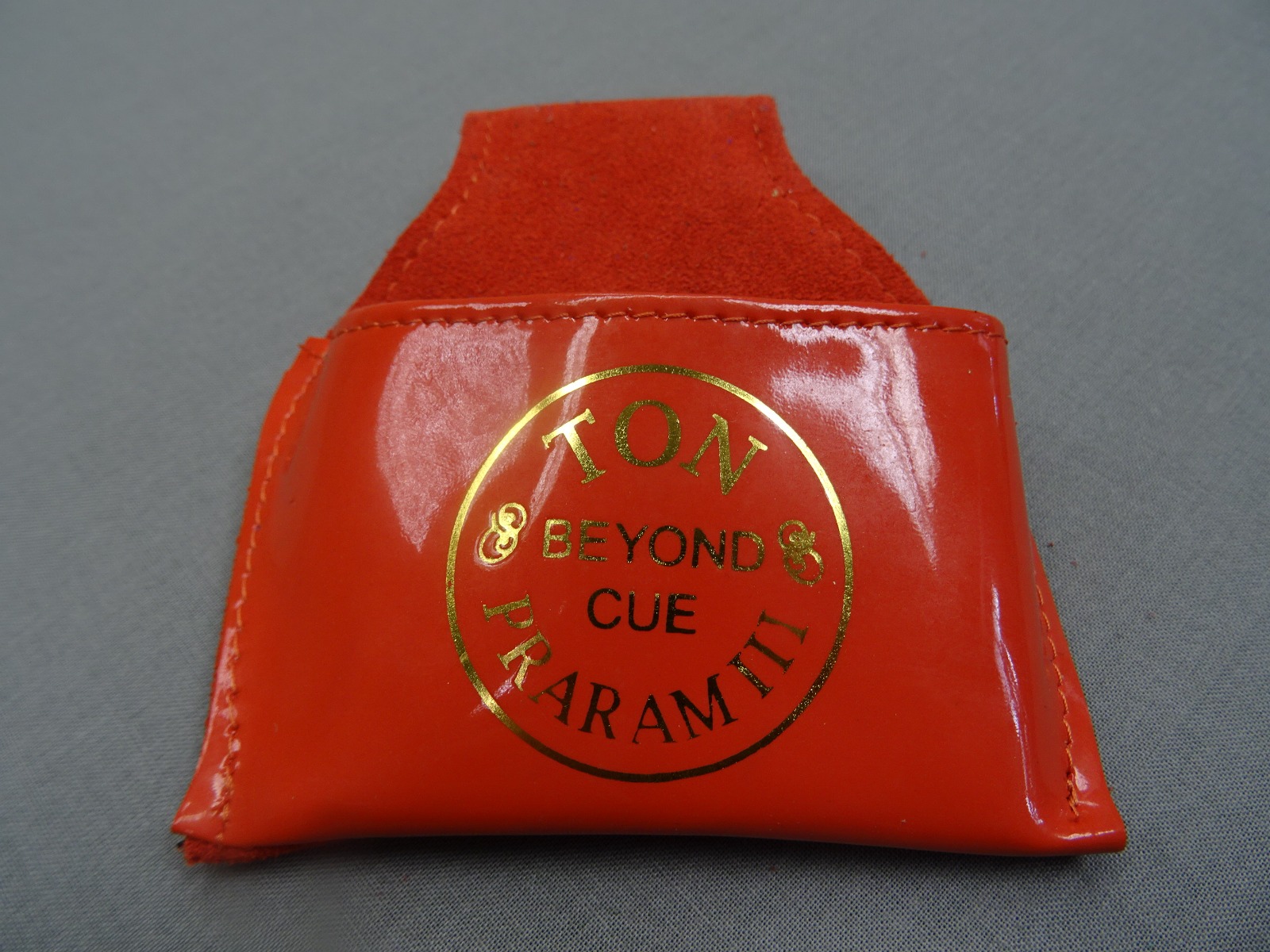 Ton Praram Beyond Leather Chalk Pouch - Orange