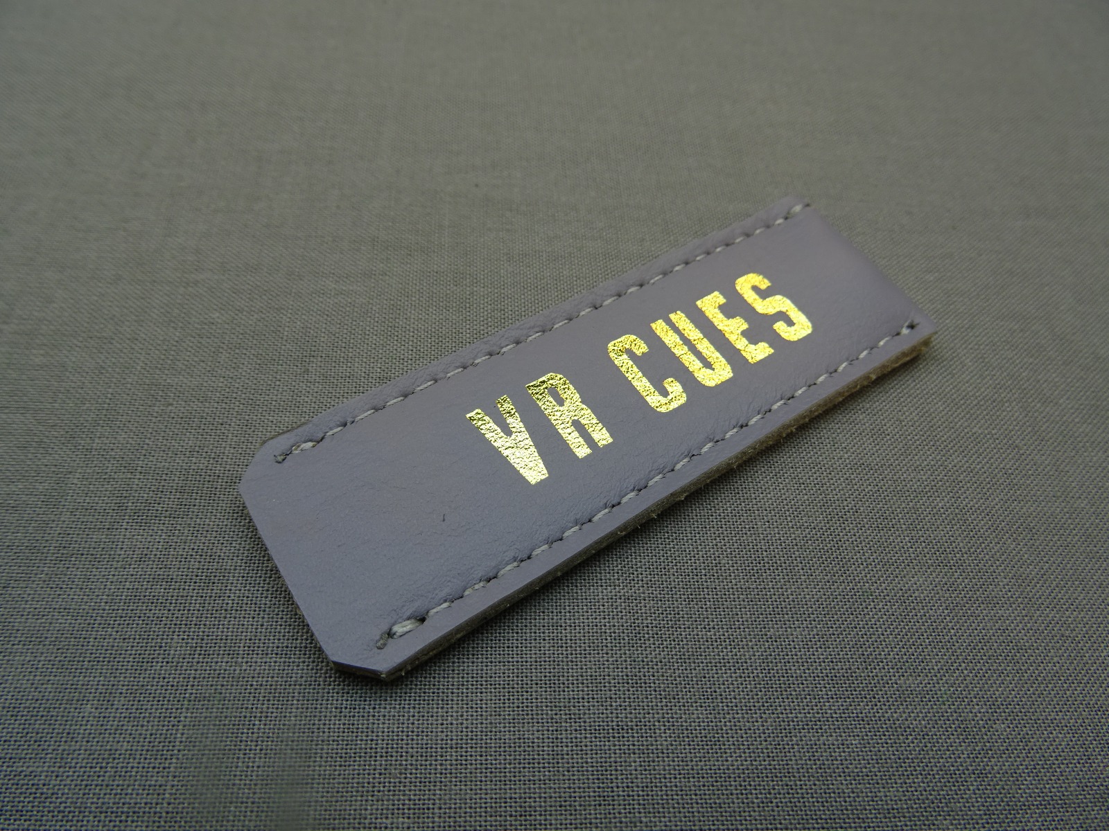 VR Leather Tip Protector Light Grey