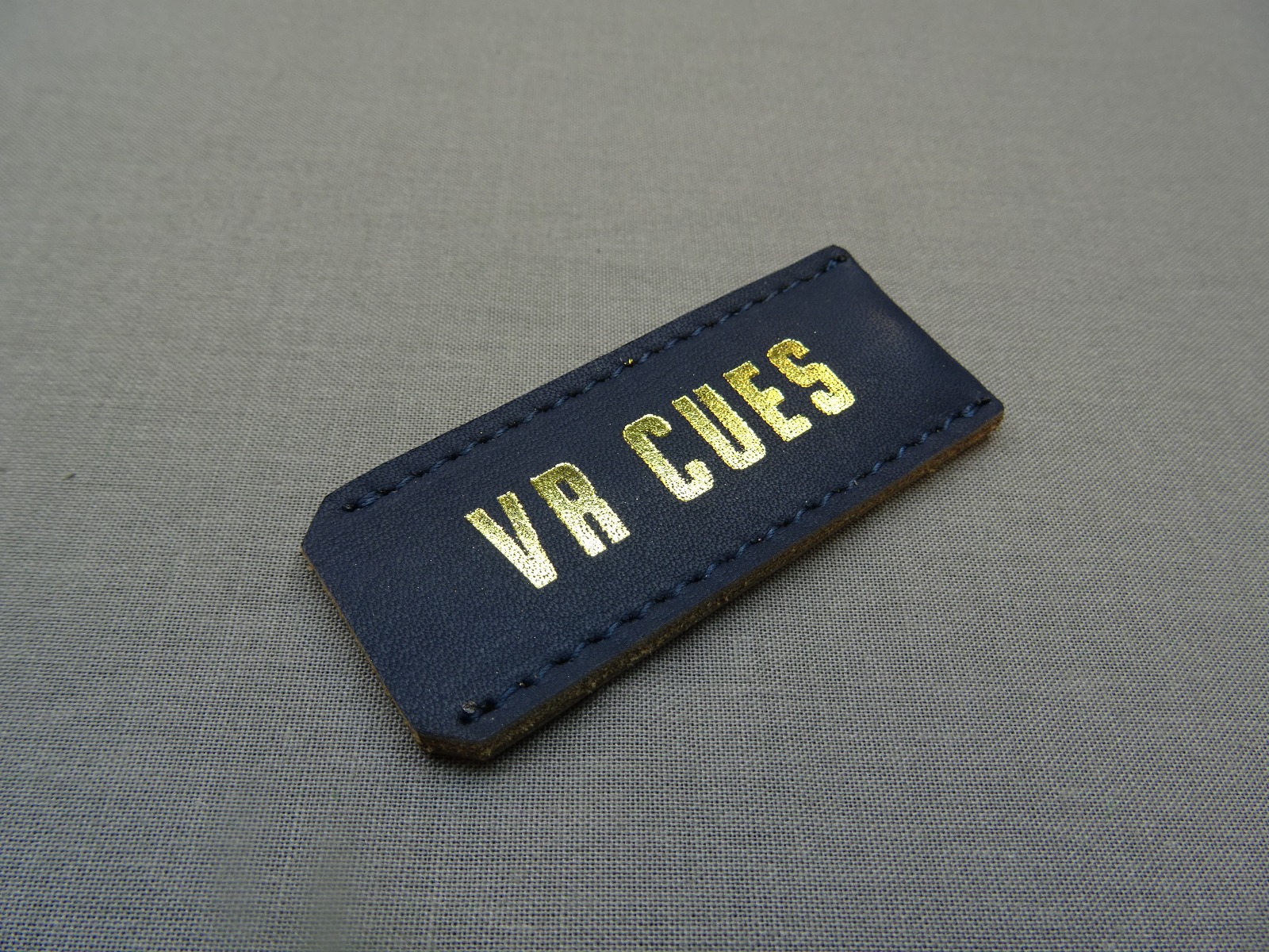 VR Leather Tip Protector Navy Blue 