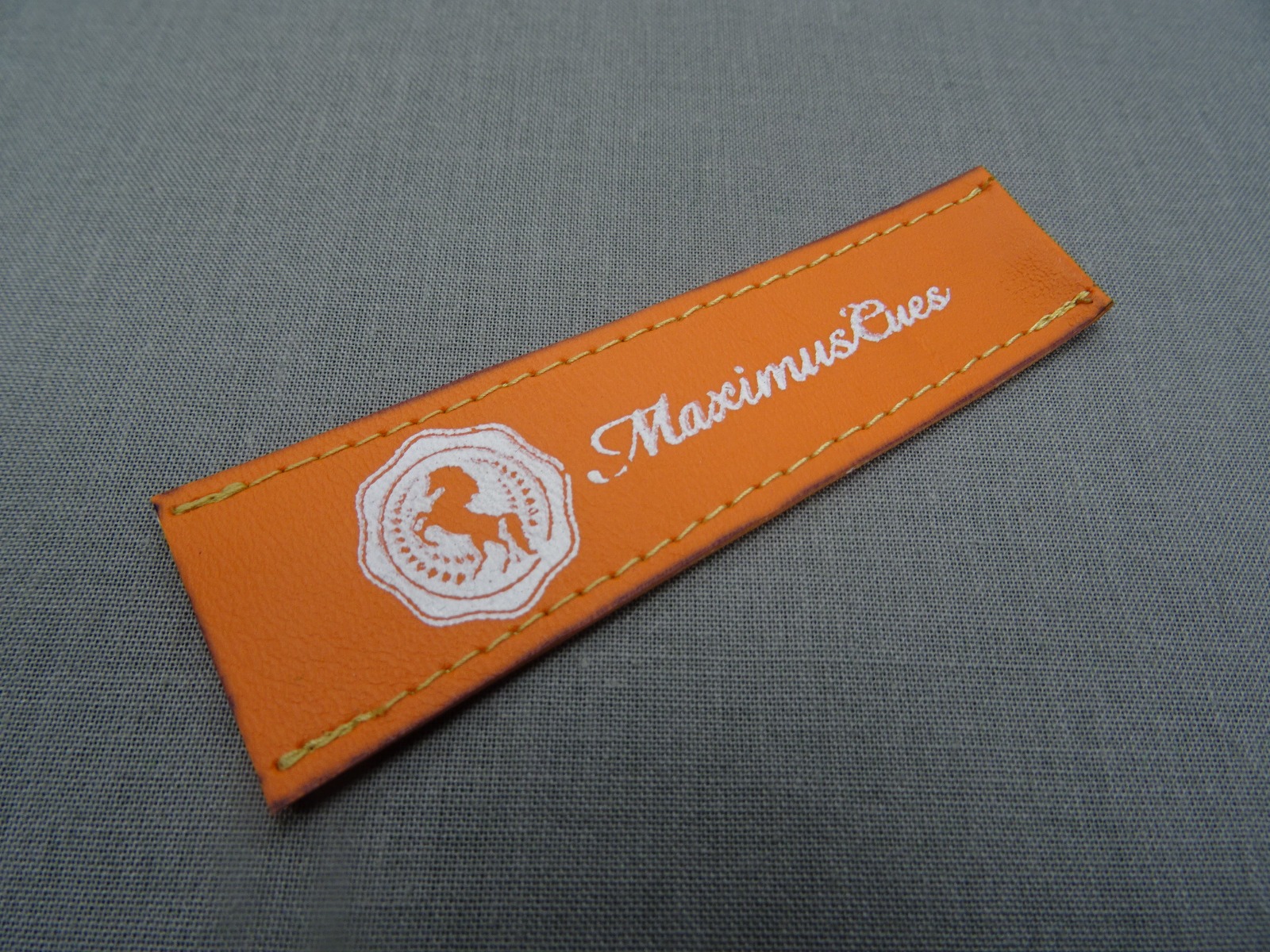 Maximus Leather Tip Protector – Orange