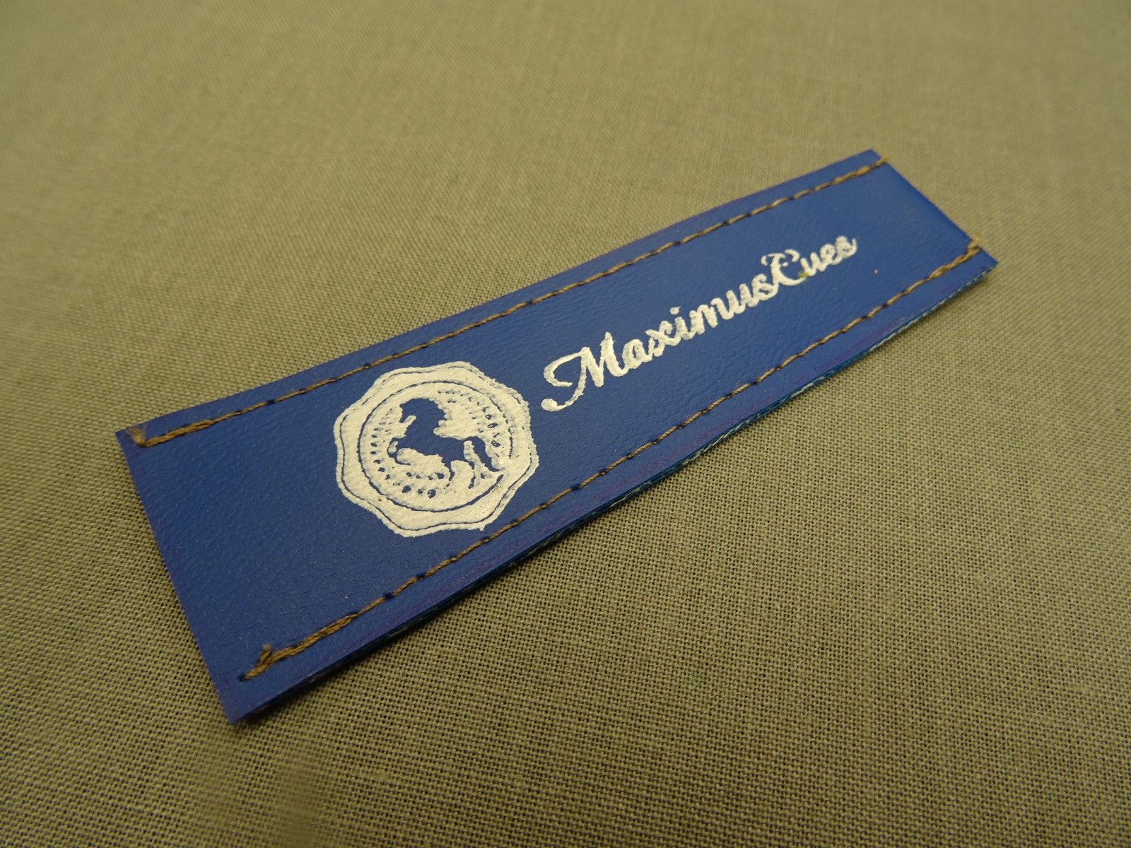 Maximus Leather Tip Protector – Blue 