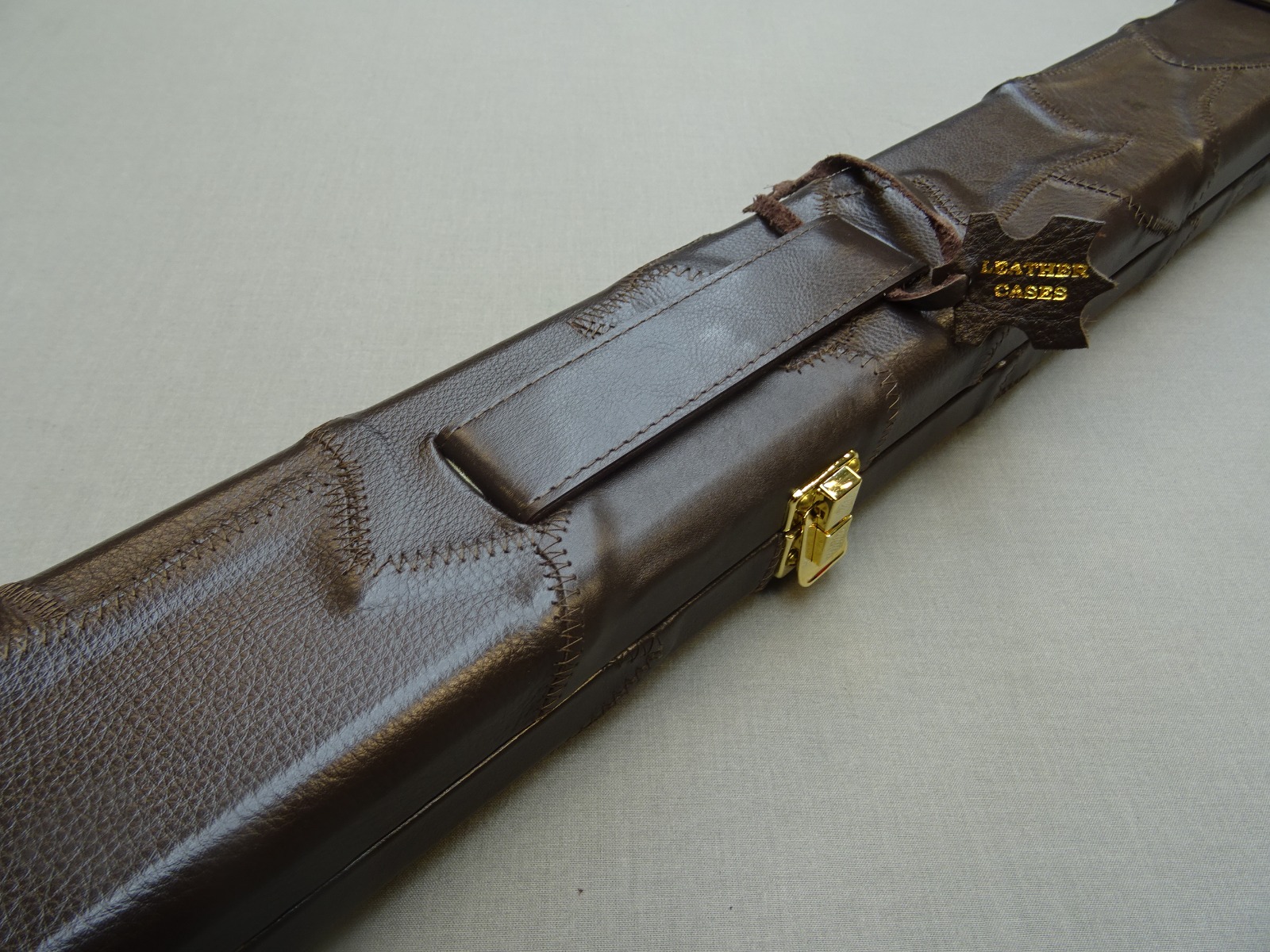 Ton Praram III Leather Case – 1 pc Double - Brown Patch