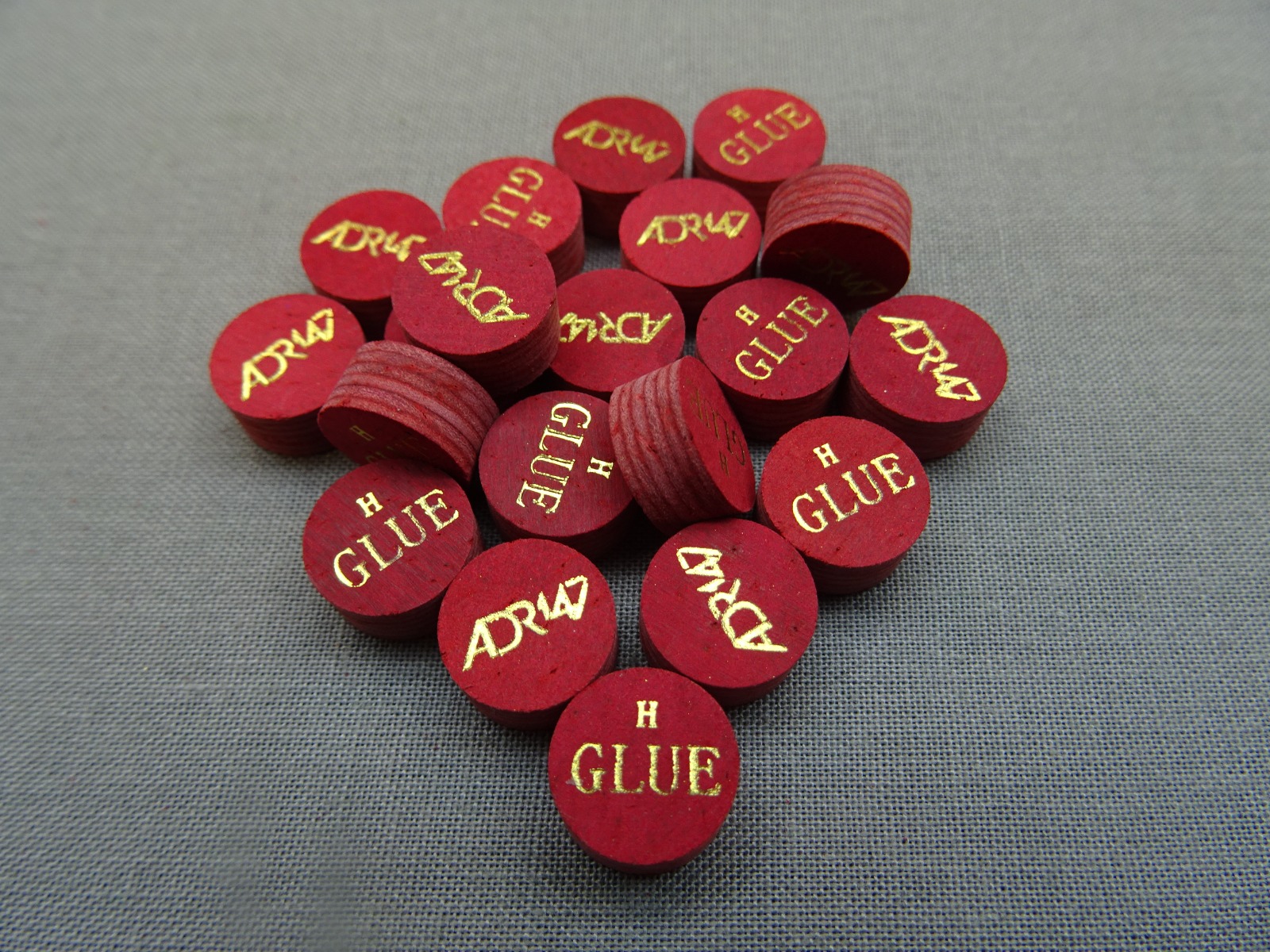 ADR147 Professional Red Cue Tip –  Hard - 11mm