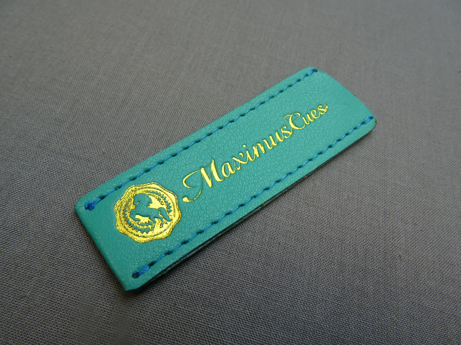 Maximus Leather Tip Protector – Turquoise