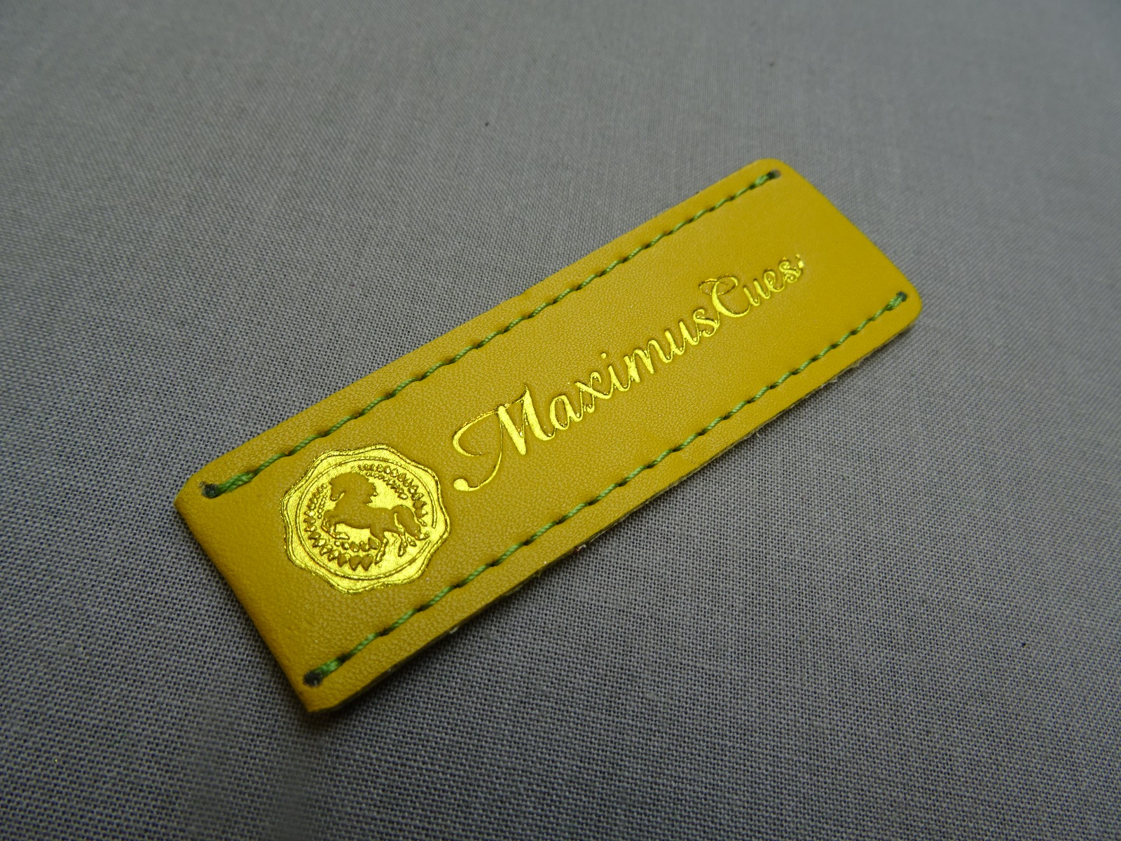 Maximus Leather Tip Protector – Yellow