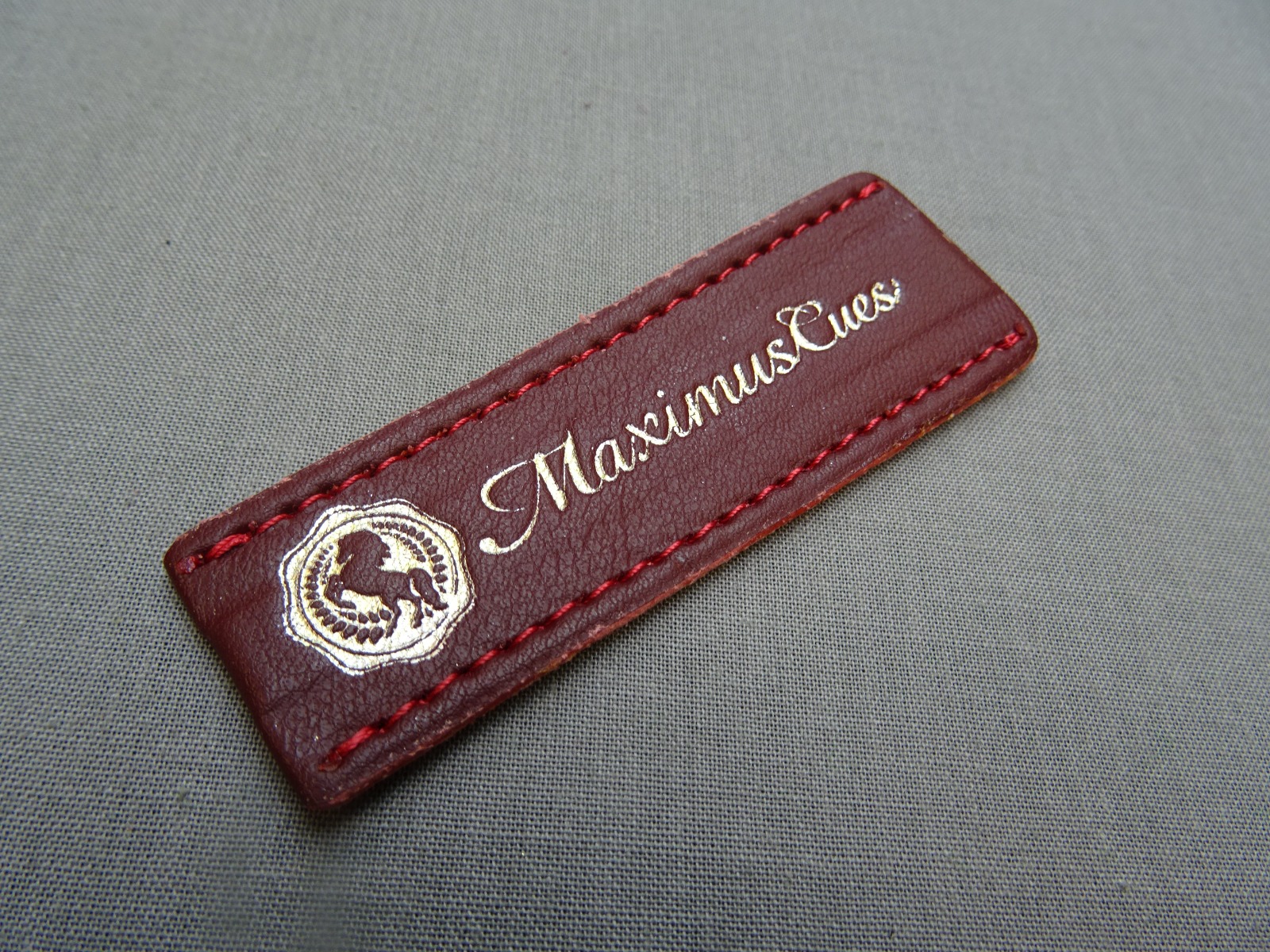 Maximus Leather Tip Protector – Burgundy
